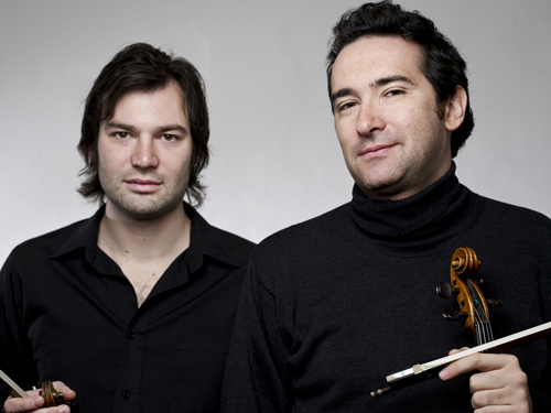 Adamov Lawson Violin Duo - photo by Mashid Mohadjerin